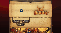 Desktop Screenshot of evildefenders.com